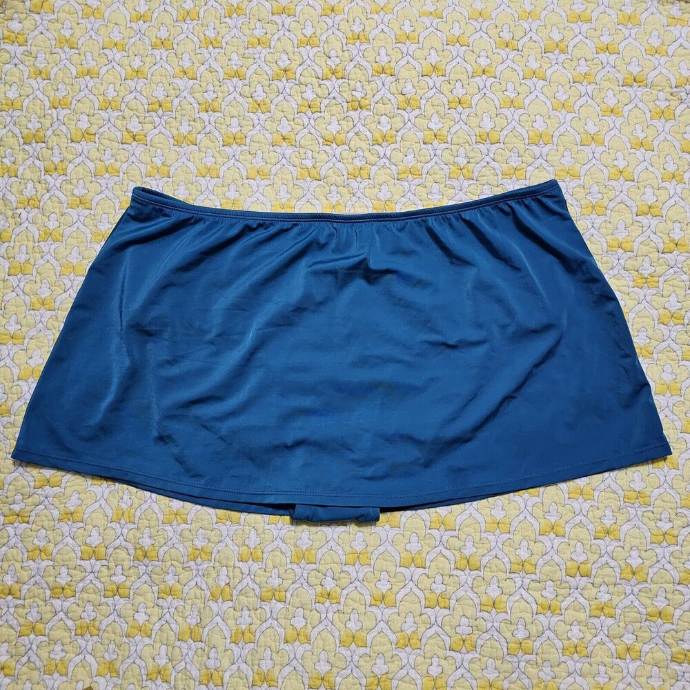 Chadwick's Skirted Swim Bottom Turquoise Size 18 (BOTTOM ONLY)